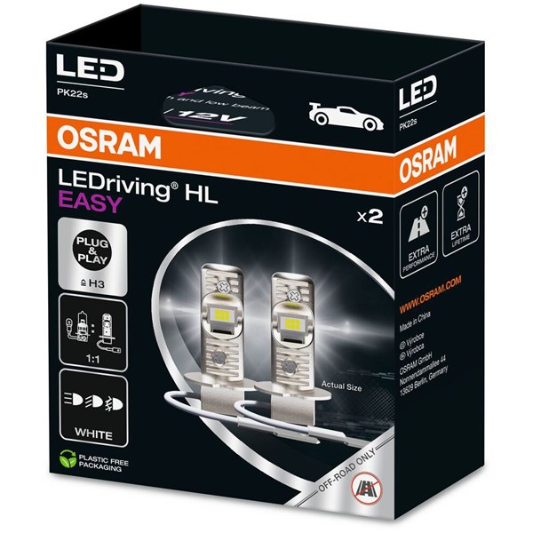 Ledlampa Osram LEDriving HL EASY H3 PK22s Osram 64151DWESY-2HB OSRAM