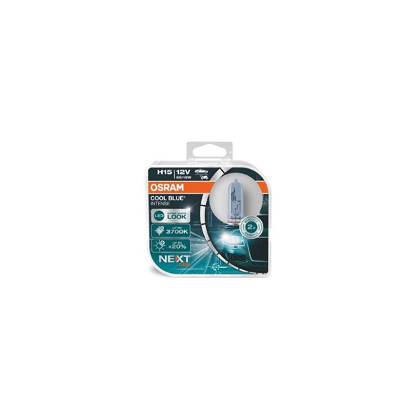 Halogenlampa Osram Cool Blue Intense(Next Gen) H15, PGJ23t-1 Osra OSRAM