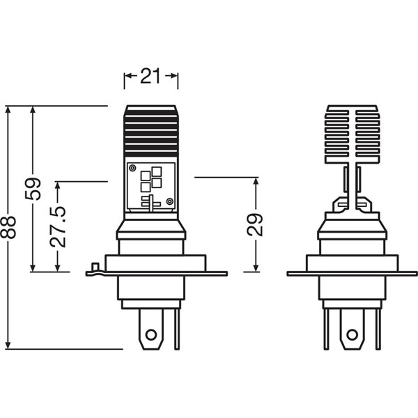 Ledlampa Osram  LEDriving HLM EASY HS1 PX43t Osram 64185DWESY-1HB OSRAM