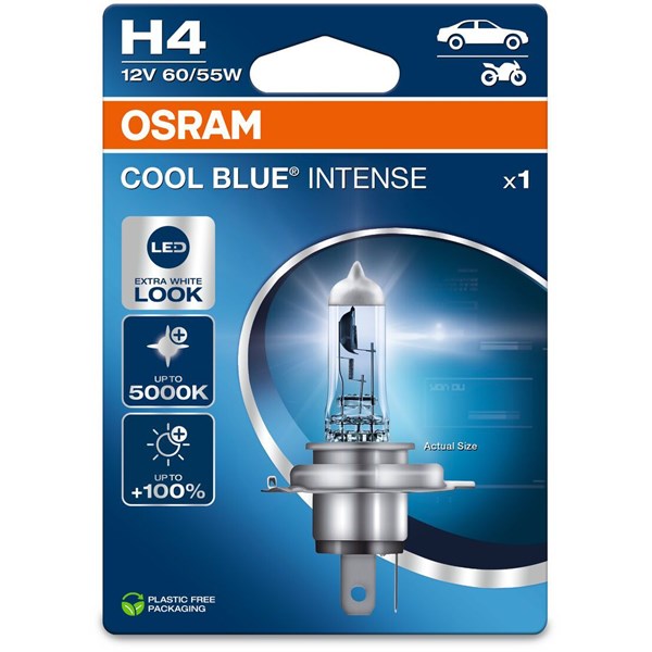 Halogenlampa Osram Cool Blue Intense(Next Gen) H4 P43t Osram 6419 OSRAM