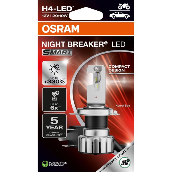 Ledlampa Osram Night Breaker Led Smart H4, P43t  Osram 64193DWNBS OSRAM