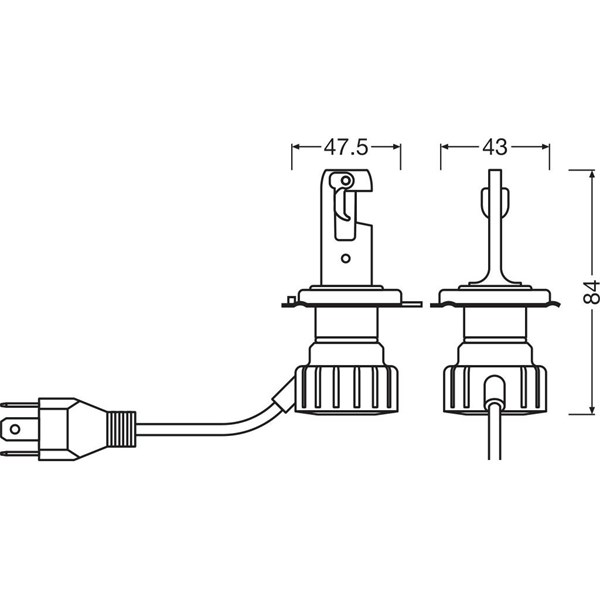 Ledlampa Osram Night Breaker Led Smart H4, P43t  Osram 64193DWNBS OSRAM