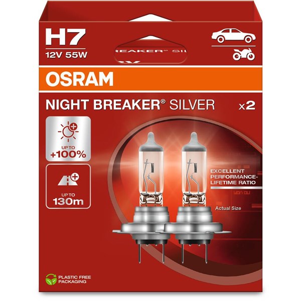 Halogenlampa Osram Night Breaker Silver H7 PX26d, Universal OSRAM