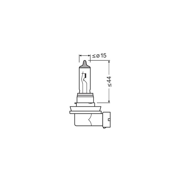 Halogenlampa Osram Ultra Life  H11 PGJ19-2 Osram 64211ULT-2HB OSRAM