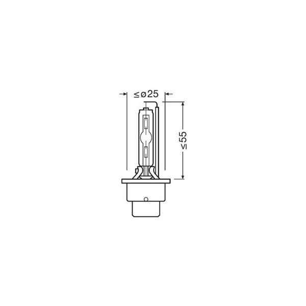 Xenonlampa Osram Xenarc Original D2S, P32d-2 Osram 66240-1HB OSRAM
