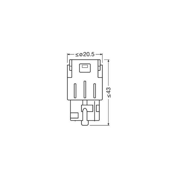 Led lampa Osram LEDriving SL WX3x16d, Universal Osram 7504DYP-02B OSRAM