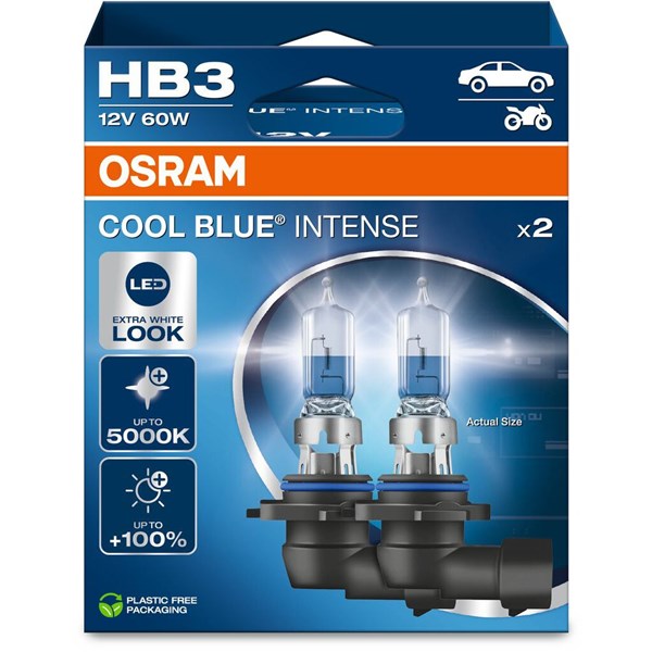 Halogenlampa Osram Cool Blue Intense HB3 P20d Osram 9005CBN-2HB OSRAM