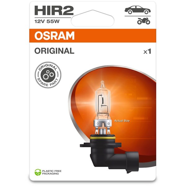 Halogenlampa Osram HIR2 PX22d, Universal 12V Osram 9012-1BL OSRAM