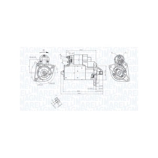 Startmotor 12V Magneti marelli 063721447010 MAGNETI MARELLI