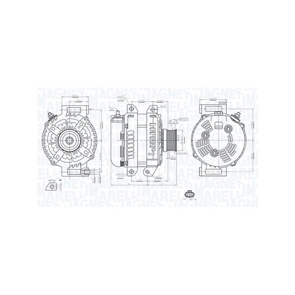 Generator 12V 220A Magneti marelli 063735749010 MAGNETI MARELLI