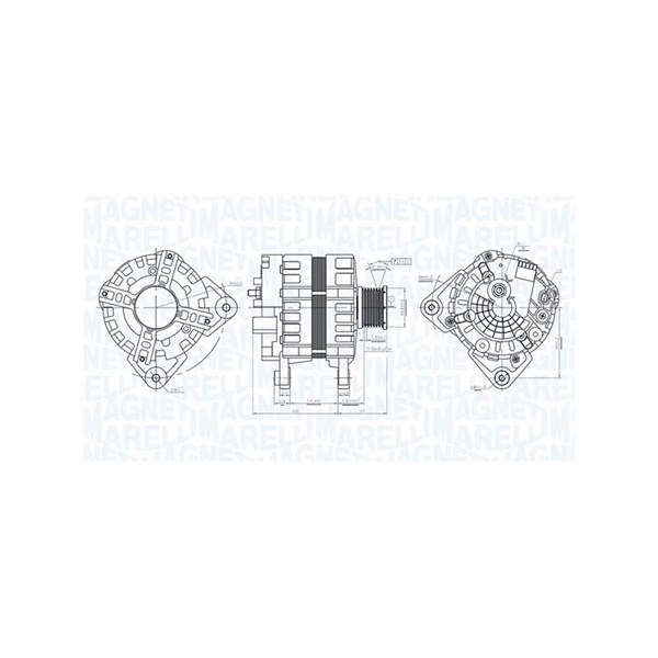 Generator 12V 90A Magneti marelli 063736095010 MAGNETI MARELLI