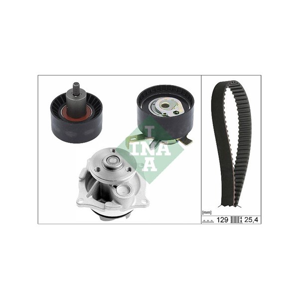 Kamremskit med vattenpump Ina 530 0066 30 INA