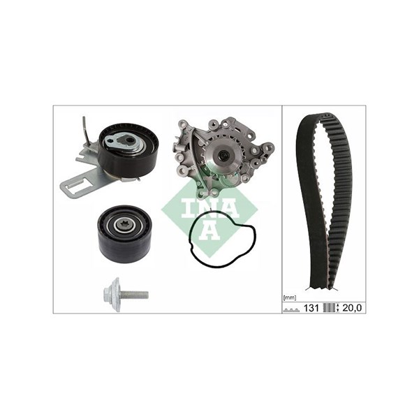 Kamremskit med vattenpump Ina 530 0760 30 INA