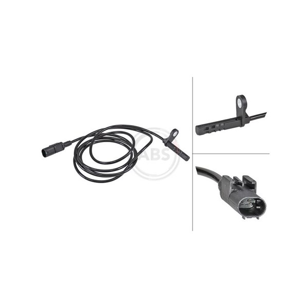 ABS-givare, Sensor, hjulvarvtal, Bakaxel vänster A.b.s. 30202 A.B.S.