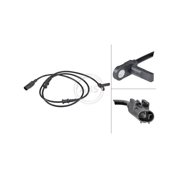 ABS-givare, Sensor, hjulvarvtal, Framaxel A.b.s. 30237 A.B.S.
