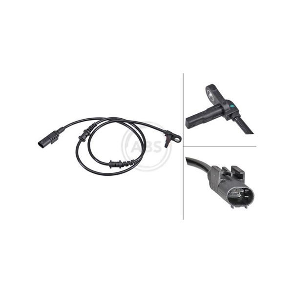 ABS-givare, Sensor, hjulvarvtal, Framaxel A.b.s. 31275 A.B.S.