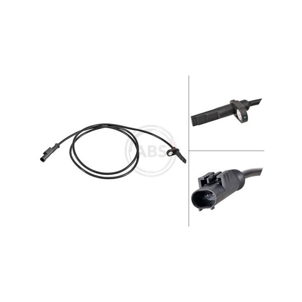 ABS-givare, Sensor, hjulvarvtal, Framaxel A.b.s. 31618 A.B.S.