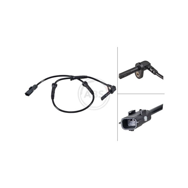 ABS-givare, Sensor, hjulvarvtal, Framaxel A.b.s. 31649 A.B.S. ABS-givare, Sensor, hjulvarvtal, Framaxel A.b.s. 31649 A.B.S.