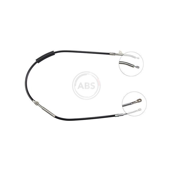 Vajer, parkeringsbroms, Vänster bak A.b.s. K10197 A.B.S.