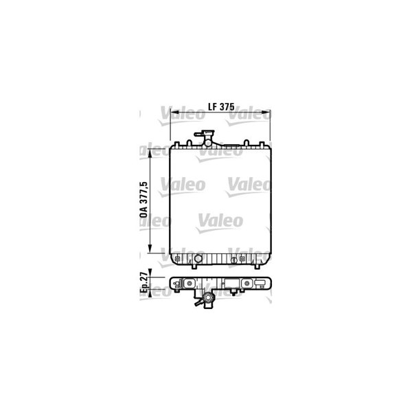 Kylare, motorkylning Valeo 732694 VALEO