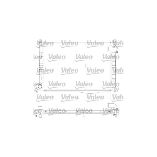 Kylare, motorkylning Valeo 734327 VALEO