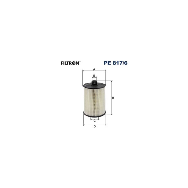 Bränslefilter Filtron PE 817/6 FILTRON