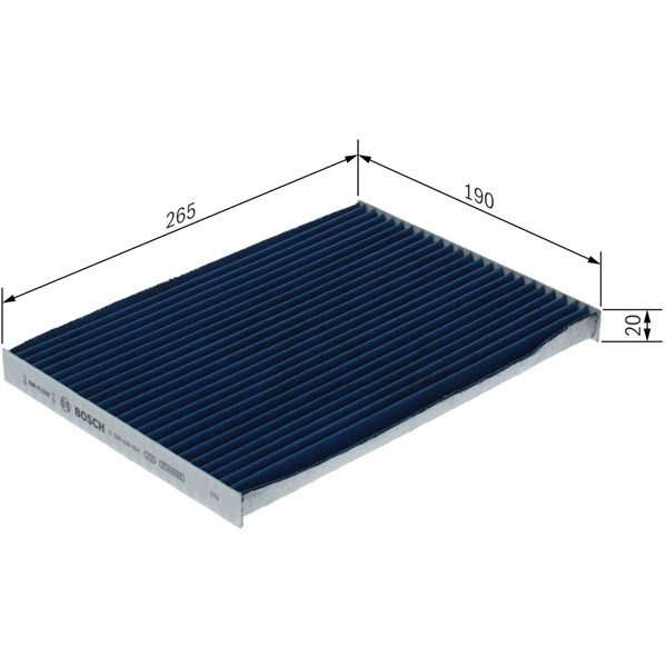 Kupefilter Bosch 0 986 628 624 BOSCH