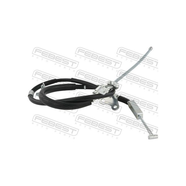 Vajer, parkeringsbroms, Höger bak Febest 01100-GUN120RH FEBEST