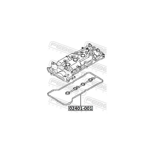 Packning, vippkåpa Febest 02401-001 FEBEST Packning, vippkåpa Febest 02401-001 FEBEST