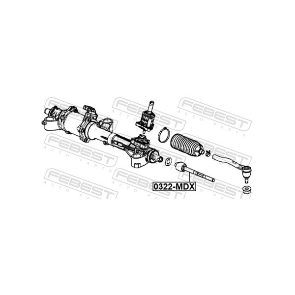 Styrled, inre, Framaxel Febest 0322-MDX FEBEST Styrled, inre, Framaxel Febest 0322-MDX FEBEST