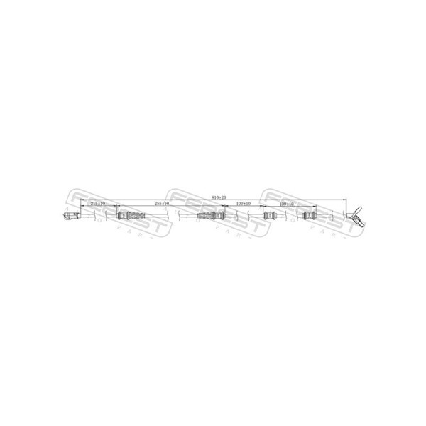 ABS-givare, Sensor, hjulvarvtal, Framaxel Febest 16606-002 FEBEST ABS-givare, Sensor, hjulvarvtal, Framaxel Febest 16606-002 FEBEST