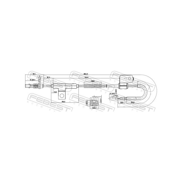 ABS-givare, Sensor, hjulvarvtal, framaxel vänster Febest 22606-00 FEBEST ABS-givare, Sensor, hjulvarvtal, framaxel vänster Febest 22606-00 FEBEST