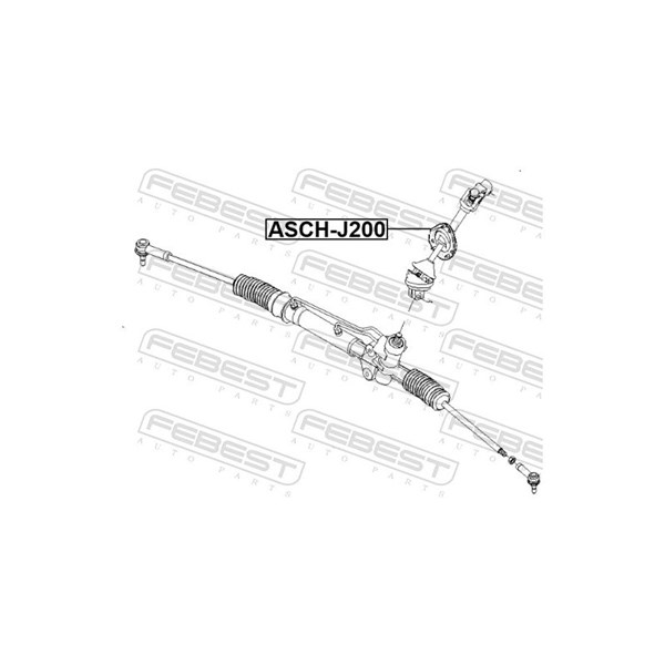 Styrningsaxel Febest ASCH-J200 FEBEST Styrningsaxel Febest ASCH-J200 FEBEST