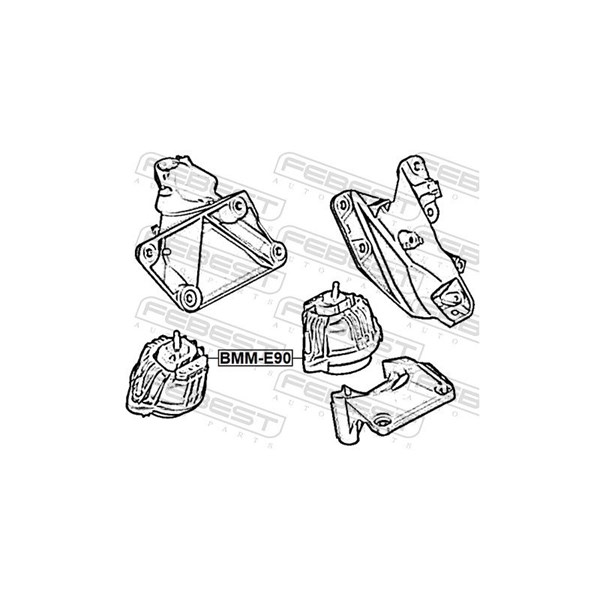 Motorkudde, Fram Febest BMM-E90 FEBEST Motorkudde, Fram Febest BMM-E90 FEBEST