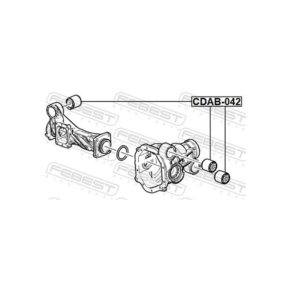 Fäste, differential Febest CDAB-042 FEBEST