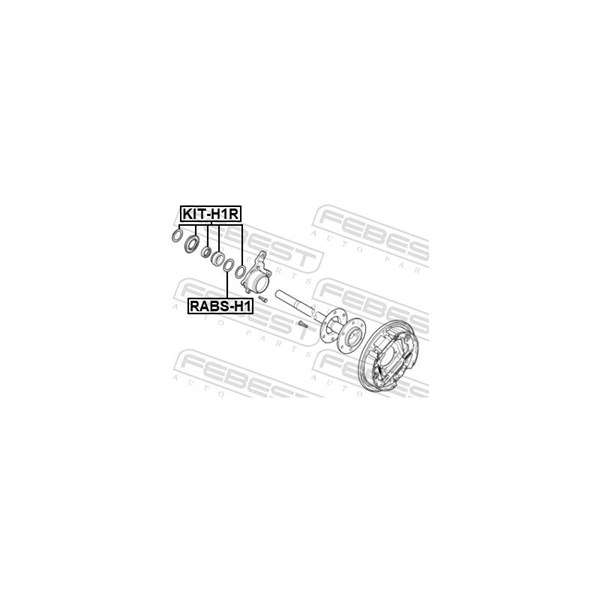Sensorring, ABS, Framaxel Febest RABS-H1 FEBEST
