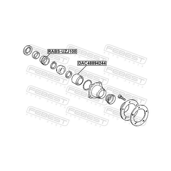 Sensorring, ABS, Framaxel Febest RABS-UZJ100 FEBEST Sensorring, ABS, Framaxel Febest RABS-UZJ100 FEBEST