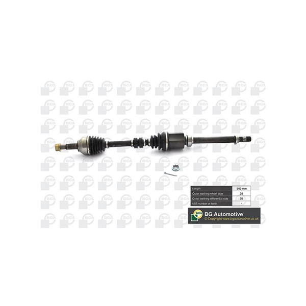 Drivaxel, framaxel höger Bga DS6315R BGA