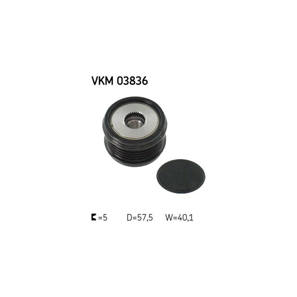 Frihjulskoppling, generator Skf VKM 03836 SKF