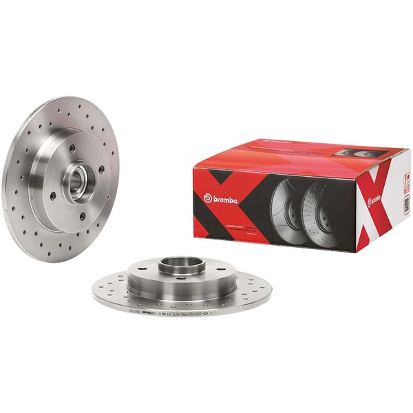 Bromsskiva Solid, Bakaxel Brembo 08.9512.2X BREMBO