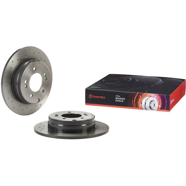Bromsskiva Solid, Bakaxel Brembo 08.A708.1X BREMBO