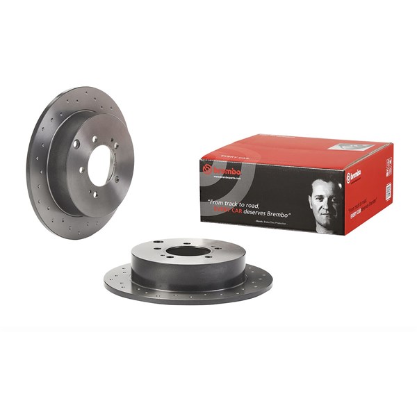 Bromsskiva Solid, Bakaxel Brembo 08.A755.1X BREMBO
