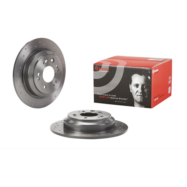 Bromsskiva Solid, Bakaxel Brembo 08.B360.1X BREMBO