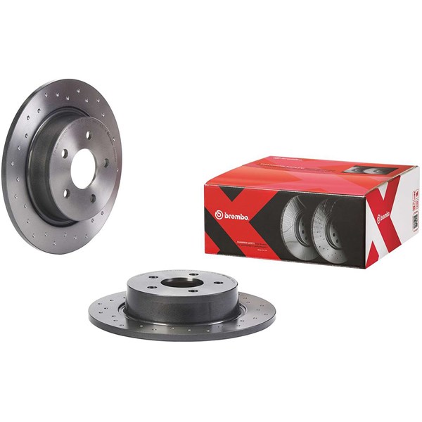 Bromsskiva Solid, Bakaxel Brembo 08.B601.1X BREMBO