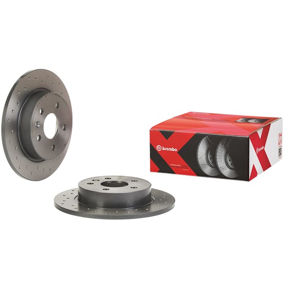 Bromsskiva Solid, Bakaxel Brembo 08.D225.1X BREMBO