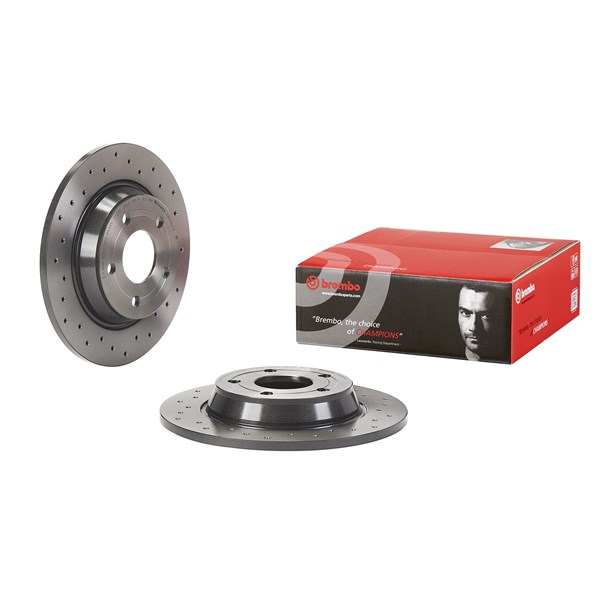 Bromsskiva Solid, Bakaxel Brembo 08.D864.1X BREMBO