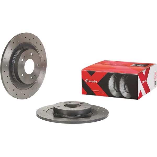 Bromsskiva Solid, Bakaxel Brembo 08.N267.1X BREMBO