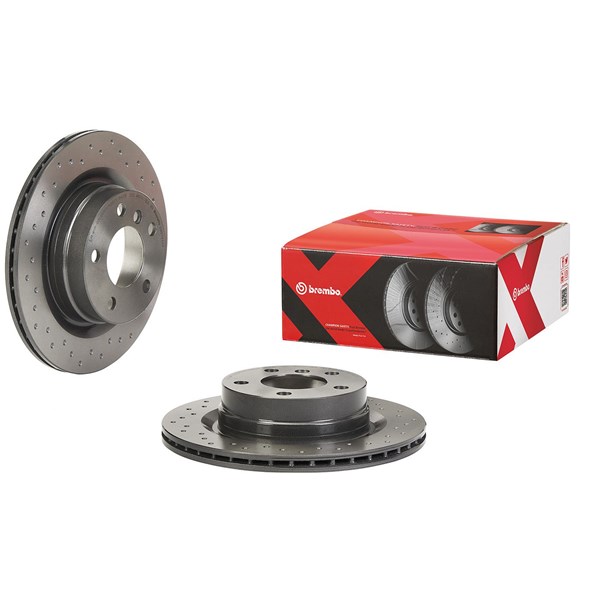 Bromsskiva Hålad/ventilerad, Bakaxel Brembo 09.9793.2X BREMBO