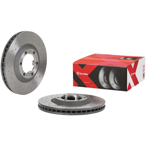 Bromsskiva Hålad/ventilerad, Framaxel Brembo 09.B267.1X BREMBO