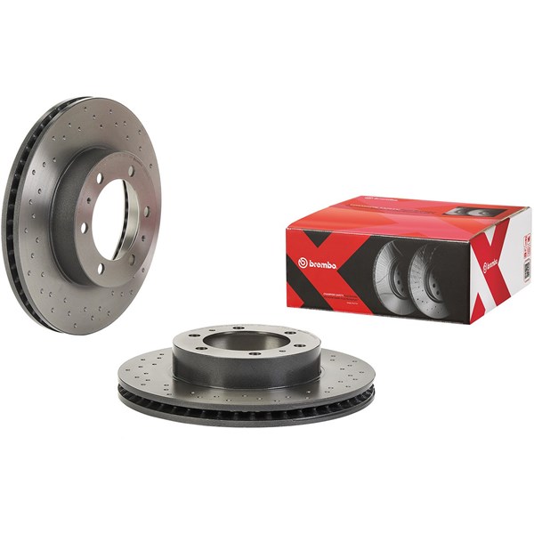 Bromsskiva Hålad/ventilerad, Framaxel Brembo 09.B461.1X BREMBO